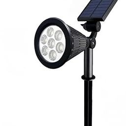 Litverse Solar Outdoor Lights, Upgraded 7 LEDs Landscape SpotLights IP65 Waterproof, Auto On/Off Solar Powered Outdoor Lights, Outdoor Solar Lights for Yard Garden Driveway Walkway (Pack-1,Warm Light)-image-63