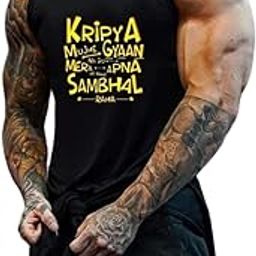 Backbone1 Polyester Synthetic Stringer Vest for Men, Gym Vest, Sleeveless Vests_178-image-45