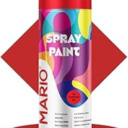 MARIO Multipurpose Spray Paint – 1001 Fluorerescent Red (400ml) | DIY Quick-Drying & Durable Finish for Metal, Wood, Walls, Automotive Cars & Bikes-image-47
