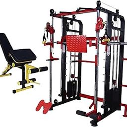 The Gym24 Harriar Functional Trainer with Smith Machine & Power Cage (80 kg Iron Weight Both Side)-picture-25