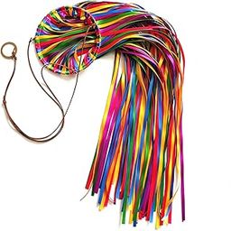 Satin Ribbon Windsock Streamer, Outdoor Decorations for Your Patio, Garden, Yard, Dock and Camper, 41-Inch, WS41-01-image-55