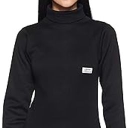 Women's Plain/Solid Synthetic Thermal Top (Boiler_Black_95)-9