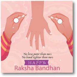 D2C Raksha Bandhan Rakhi Card with Cutting Holes | Elegant Design for Brothers & Sisters | Heartfelt Message | Easy Usage Rakhi Display | Premium Cardstock-image-26