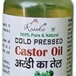 Roseka Cold Pressed Castor Essential Oil for Healthy Hair and Skin, Eyebrows and Eyelashes Natural Oil (50ml, Pack of 1)-20