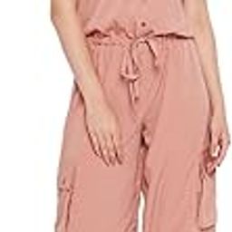 Swan Pinklong Cargo Pocket Jumpsuit-image-17