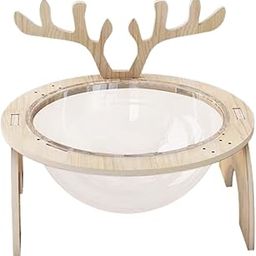 LOOM TREE Space Capsule Cat Bed Easy Cleaning Kitten Couch Durable Cat Furniture Clear L-image-44