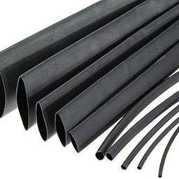 ART IFACT 20 Meters Heat Shrink Tubes: 2 Meters each 1mm, 1.5mm, 2mm, 3mm, 4mm, 4.5mm, 5mm, 6mm, 8mm and 10mm Polyolefin 2:1 Sleeve for Wrap - Black (20 meters Black)-17