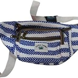 FIBERGOLD 100% Himalayan Hemp Fanny Pack | Unisex Cotton Money Belt & Waist Bag for Travel, Festivals & Outdoor Adventures | Hip Bag with Spacious Compartments-image-93