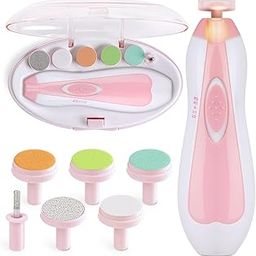 BumbleBee Baby Nail Trimmer Electric Baby Nail Clipper，Baby Nail File with LED Light-Pink,Pack of 1-image-50