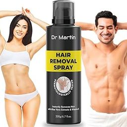 Hair Removal Spray For Men And Women (200ML)| Painless Body Hair Removal Cream For Back, Chest, Legs, Arms, Under Arms & Intimate Areas-image-77