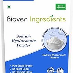 Bioven Ingredients Sodium Hyaluronate Powder, Pure Extract, No Added Colour or Preservatives-22