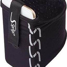 Sprigs Armband for iPhone 11/x/xr/8/7 Plus, Galaxy S10/S9, Google Pixel 4. Lightweight & Comfortable Running Armband, Stretches to Fit All Phones with Case - Black Reflective, Medium-image-6