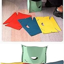 MosQuick®Foldable Stool for Home Small Stool, Portable Stool Stool Chair Camping Stool Plastic Stool stools for Home Folding Stool for Sitting Folding Chairs for Travelling Compact Lightweight Design-image-78