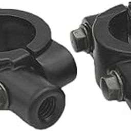 BNF Universal Motorcycle 7/8" Handle Bar Mirror Mount Holder Clamp Adaptor 10mm | Collectibles-image-1