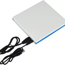 CLUB BOLLYWOOD® 12.7mm USB 3.0 CD DVD RW Burner Optical Drive External Enclosure Case Only-Black|1x Power Cord-29