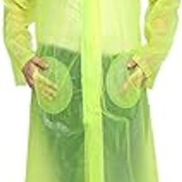 Raincoat For Women with Inbuilt Hood & Matching Carry Pouch | PVC Single Layered Longcoat | Durable & Lightweight Ladies Rainsuit-image-79