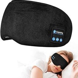 COLBEX® Fabric Sleep Headphones Bluetooth Eye Mask 5.0 Wireless Music Light Eye Shades Headband Sport Headsets With Built In Speakers Microphone Washable Soft Eye Blinder For Perfect Sleeping-picture-17