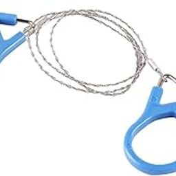 ELBME Wires Saws, (Wire Length 69cm) - Steel High Strength Survival Wire Saw Lightweight for Cutting Wood, Outdoor Camping & Hiking-image-64