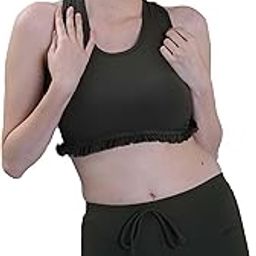 Women's Two Piece Frill Design Swimwear Crop top with Boyshorts |Swimming Suit for Women-image-19