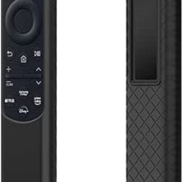 RAYA Silicon Protective Case Cover Compatible with Samsung Smart TV Remote Control 2022-2025 TM2280E QLED TV BN68-13897A [Remote NOT Included] (Black)-28