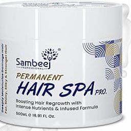 SAMBEEJ Permanent Hair Spa Smooth Therapy – 100% Soft Shine & Hair Repair Protein Cream with Brazilian Nut & Keratin, Deep Conditioning for Dry, Damaged, & Frizzy Hair, Long-Lasting Shine & Smoothness-image-64