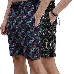 amul comfy Comfy Men Cotton Regular Print Bermuda Zipper (Colour and Print May Vary)-picture-45