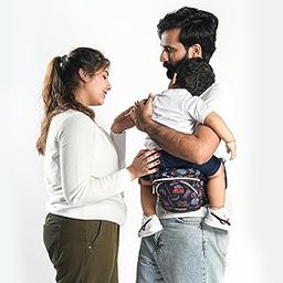 COCOBEE Bumseat Baby Carrier Hip Seat for 0 To 3 Year - The Safest Holder Kangaroo Bag (Bum-Adventure) for Newborns, Multicolor-image-17
