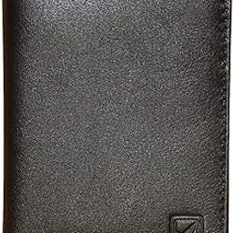 Style Shoes Pure Leather Pocket Size Wallet & Card Holder for Men & Women -Black- Small-picture-22