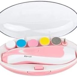 Manthan Enterprise Baby Nail Trimmer Electric – Safe & Gentle Nail Clippers for Newborns with Light (Pink) | Easy, Fast & Comfortable Baby Nail Cutter for Delicate Nails | Perfect for Parents | Pain-Free Nail Care for Babies(1pcs)-image-21