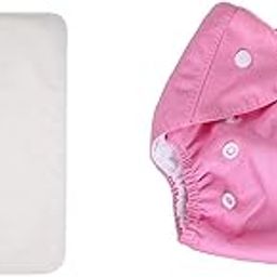 Pindia 3 Pc Combo 1 Pc Plain Adjustable Diaper 2 Pc Diaper Changing Insert Cloth Pad For Babies-picture-0