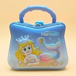 TERA 13 Stylish Mermaid Piggy Bank For Girls Kids - Lock, Modern Theme, Return Gift-Multicolor-26