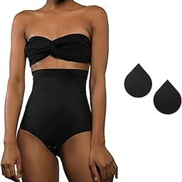 Combo Super Edge Shapewear & Nipple Pasties (Pack of 1 Shapewear & 4 Pairs Nipple Pasties) for Effective Tummy Control & Stick-On Pasties for Complete Coverage-38