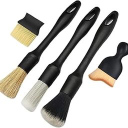 Caggo Premium Car Detailing Brush Set of 5 - for Car Cleaning, Car Wash Interior and Exterior Cleaning. Soft bristles, Multy Purpose Dashboard Cleaning, Ac Vent Cleaning & More-0