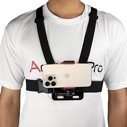 Action Pro Kit Chest Belt Phone Holder J Hook Adapter Long Thumb Screw and Conversion Block Head Connection Compatible with GoPro Hero 13 12 11 10 9 8 7 6 5 4 All Cameras-picture-28