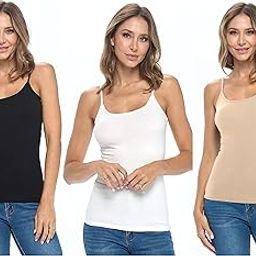 Cotton Camisole for Women (Pack of 3)-image-9
