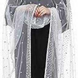 Women's Solid Net Dupatta (ARS0575_Silver_Free Size)-picture-34