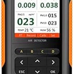 SMILEDRIVE® Portable Air Quality Pollution Detector Meter with Color Graphic Display-PM 1/2.5/10, TVOC, HCHO Checker Temperature Humidity AQI Tester-20