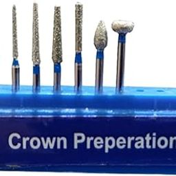 Dental Tool Crown Preparation Bur Kit (7 pc/pk) (Pack of 1 Kit)-image-35