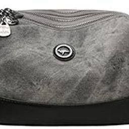 Crossbody Bag for Women Trendy Woven Purse PU Leather Shoulder Handbags with Strap for travel and office,out door us (Color_Grey)-image-73