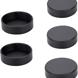 C Mount Rear Lens Cap, Rear Lens Cap Professional Stable Wear Resistant 5pcs Alloy for CCTV TV Lenses for Company Activity(Black)-image-53