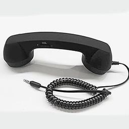CALANDIS™ Retro Telephone Handset 3.5mm Classic Mini for iPhone iPad Mobile Phones Black | Cell Phone Accessories | Headsets-image-5
