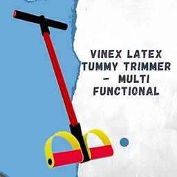Vinex Tummy Trimmer - Multifunctional Latex Tubes, Pull Reducer Training Tubes Body Trimmer Pedal Exerciser Yoga Crossfit Exercise, Arm Exercise, Tummy Body Building Training Women and Men-image-79