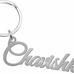 Customized Name Key chain valentine gift Durable Steel 2.5Mm Thick Steel Keychain with Custom Name Keyring & Keychain Split Ring for Office, Home Key-image-85