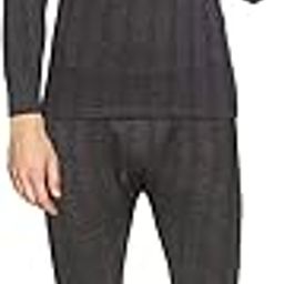 Winter Wear Men's Poly Cotton Thermal Set -M-(Round Neck Upper/Top + Lower/Trouser) Set of 01 (VAR-045 Charcoal-picture-41