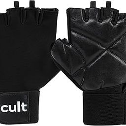 Cult Gym Gloves for Men & Women | with Wrist Support Accessories for Weightlifting, Training, Exercise, Cycling Gloves | Fitness Gloves | Black | Medium-image-67