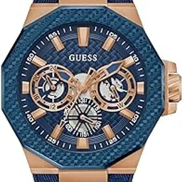guess Indy Analog Watch for Men with Round Dial & Water Resistant Man's Wrist Watches-picture-39