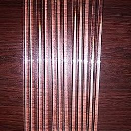 Stirring Rod 250mm x 6mm (Galss Stirrer) Borosilicate Glass One side Flat (Pack of 12)-58