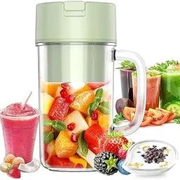 Portable USB Rechargeable Electric Juicer Blender – 6 Blade Mini Smoothie & Shake Maker-25