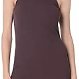 vero moda Women Knee-Length Sleeveless Bodycon Halter Neck Dress-picture-31