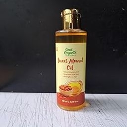 Good Organic Sweet Almond Oil, Pure and Natural for Deep Moisturisation, Skin Tone and Hair Strengthening, 100 ml-image-48